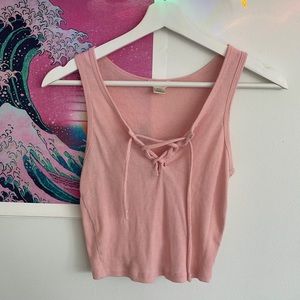 Pink Crop Top